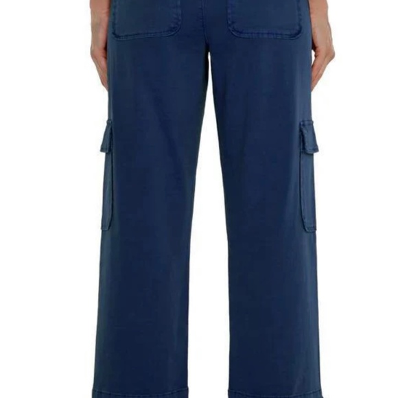 Liverpool  Utility Crop Cargo Size 0/25 Indigo - Picture 2 of 4